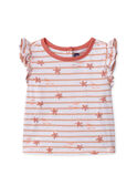 Ensemble tshirt et short rayés MIYAELLE / 25E1BFS1ENS001
