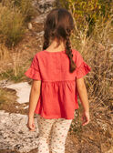 Tee Shirt Manches Courtes Rouge KIWIETTE / 24E2PFC2TMC410