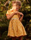 Robe chemise jaune à fleurs FASOLETTE / 23E2PF82ROBB105