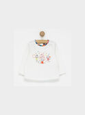 Tee shirt manches longues blanc PACORALIE / 18H1BF61TML001