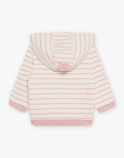 Gilet de jogging à capuche à rayures DAKLARA / 22H1BFR1JGH006