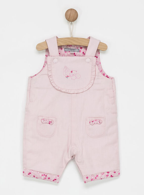 Salopette rose PETUNIA / 18H0CFN1SAL301