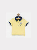 Polo jaune NAEDUSTIN / 18E1BGF1POL010