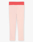 Legging rose à taille croisée FRILEGETTE / 23E2PFJ1LGSD300