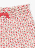 Short nude à imprimé fleuri FLUSHOETTE / 23E2PFQ1SHOD319
