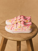 Basket en toile imprimé fleuri  MUABAKETTE / 25N10PF31D16001