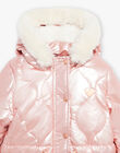 Doudoune rose à capuche DRAPOLETTE / 22H2PFN1D3E963