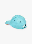 Casquette turquoise en twill à motif dinosaure FLUBEACHAGE / 23E4PGQ1CHA205