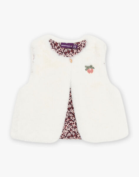 Gilet sans manches écru DAKORINE / 22H1BFR1CSM632