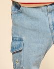Jean en denim style cargo FACEAN / 23E1BGB1JEAP269