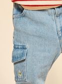 Jean en denim style cargo FACEAN / 23E1BGB1JEAP269
