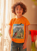 Tee Shirt Manches Courtes Orange KLETAGE / 24E3PGO3TMC402