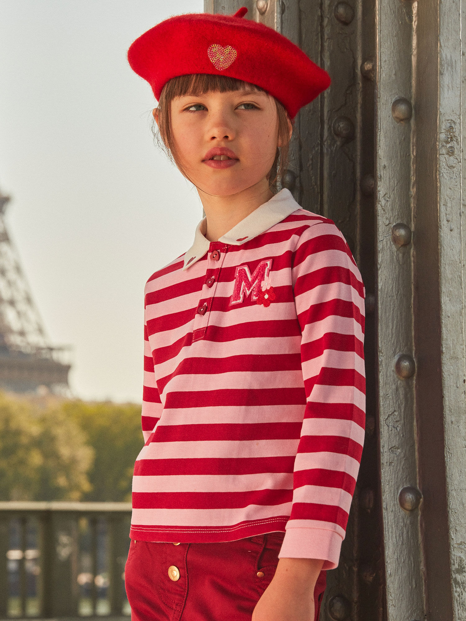 Polo sales rose garçon