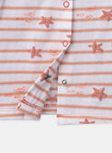 Ensemble tshirt et short rayés MIYAELLE / 25E1BFS1ENS001