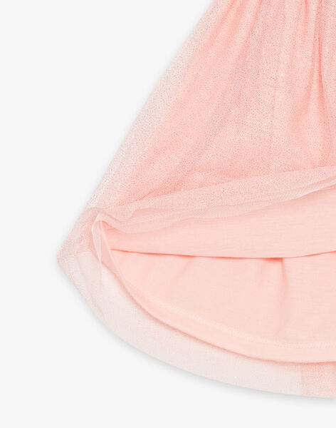 Jupe rose courte à paillettes FRITUETTE 2 / 23E2PFJ2JUPD300