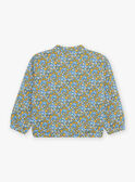 Teddy bleu marine à fleurs FATEDETTE / 23E2PF81CAR070