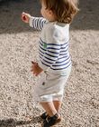Bermuda écru en herringbone FAMATHYS / 23E1BGN1BER001