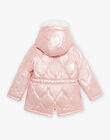 Doudoune rose à capuche DRAPOLETTE / 22H2PFN1D3E963