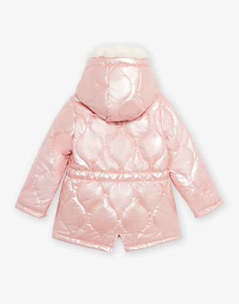 Doudoune rose à capuche DRAPOLETTE / 22H2PFN1D3E963