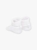 Chaussons de naissance écrus Girafe FORENT / 23E0AM61CHP000
