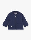 Veste bleue marine matelassée FILIPE / 23E1BG51VES070