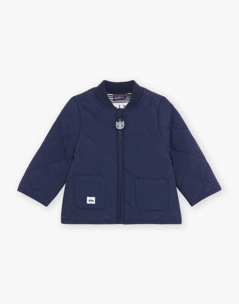 Veste bleue marine matelassée FILIPE / 23E1BG51VES070