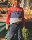 T-shirt à rayures rouge, blanc et bleu marine FRIXOLAGE3 / 23E3PGB2TML506