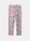 Legging imprimé fleuries Fille NILEGETTE / 25H2PFL1LG001