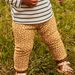 Legging bleu marine à fleurs