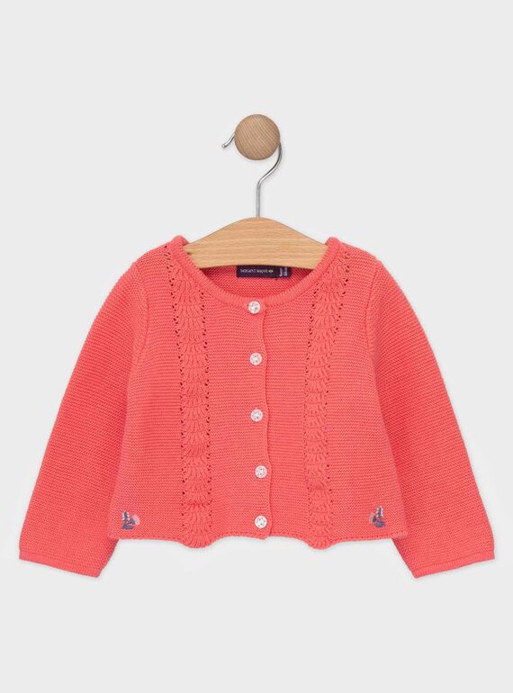 Cardigan Rose TAFLORA / 20E1BFD2CAR415