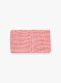 Snood vieux rose en tricot FIMALICE / 23E4BF51SNO817
