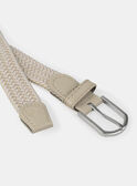 Ceinture beige tressée MREBELAGE / 25E4PGL1CEI806