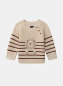 Pull rayé lion MAANTOINE / 25E1BG71PUL114