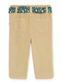 Pantalon beige en twill GACERISE / 23H1BF81PAN626