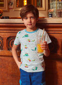 Tee Shirt Manches Courtes Blanc KLADAMAGE / 24E3PGN1TMC000