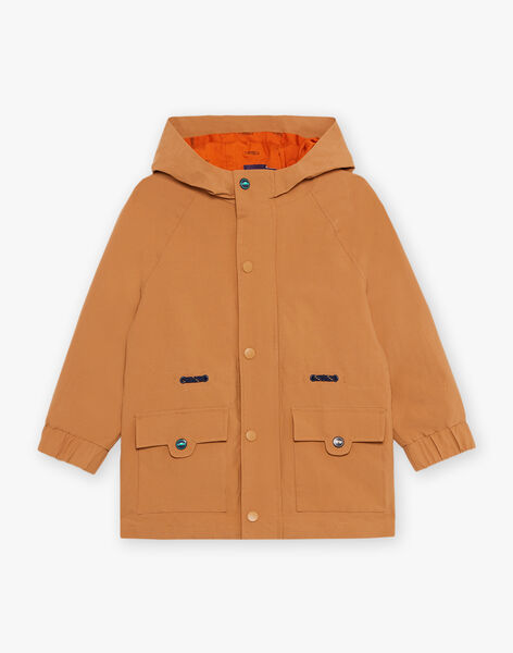 Parka camel 3 en 1 à capuche FRAVAGE / 23E3PG52PARA014