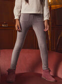 Legging en velours côtelé pailleté LADEGETTE / 24H2PFQ1LG940