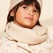 Snood beige en tricot