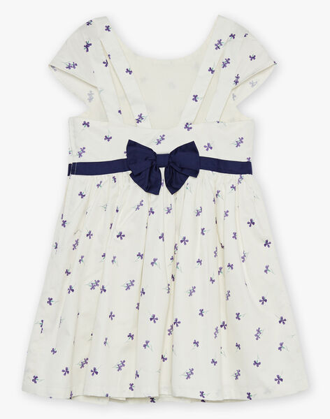 Robe écrue à fleurs FREDONETTE / 23E2PFI1ROB005