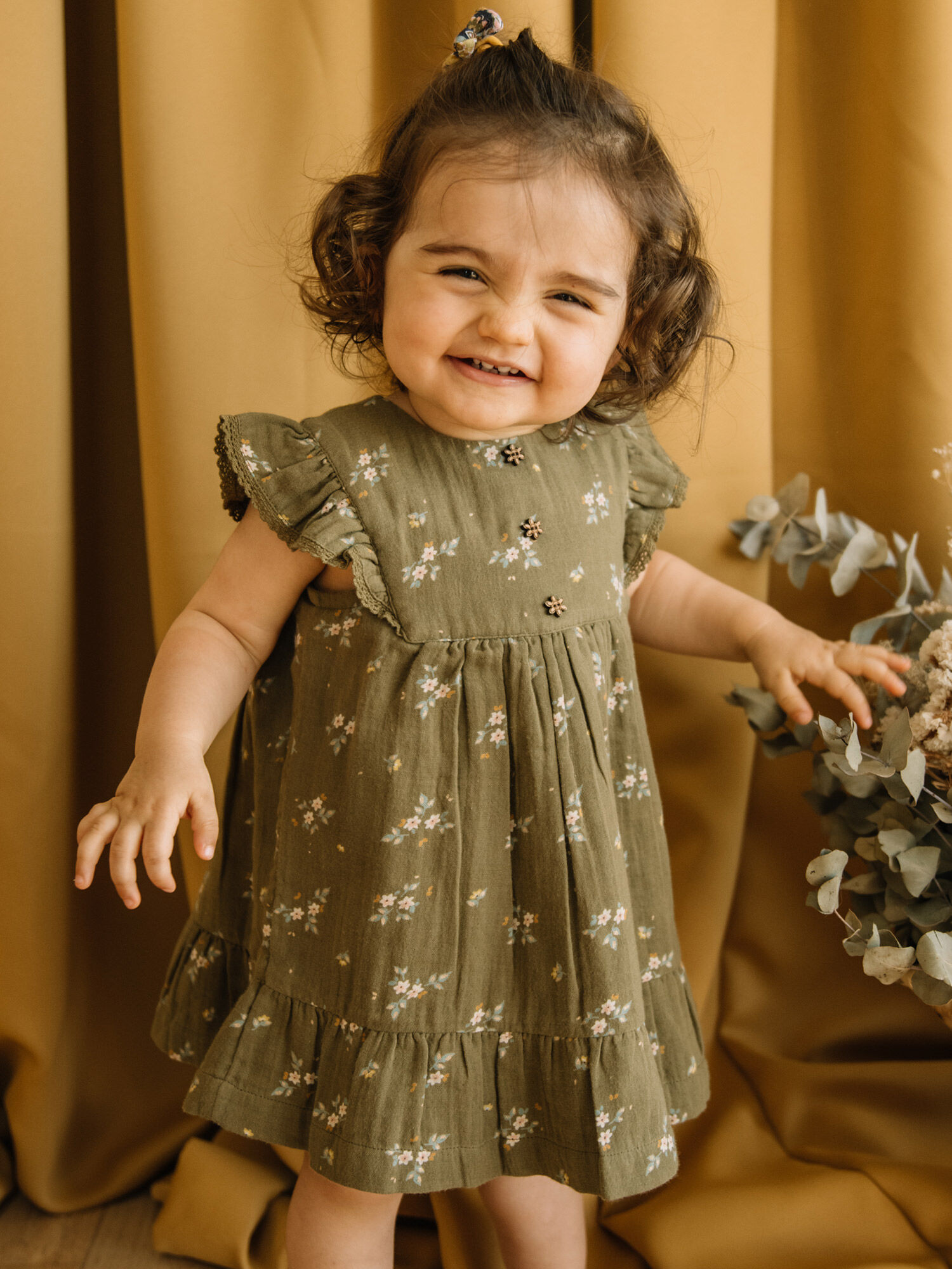 Robe gaze de store coton fille