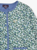 Veste matelassée écrue fleuri FUVETTE / 23E2PFN1VES001