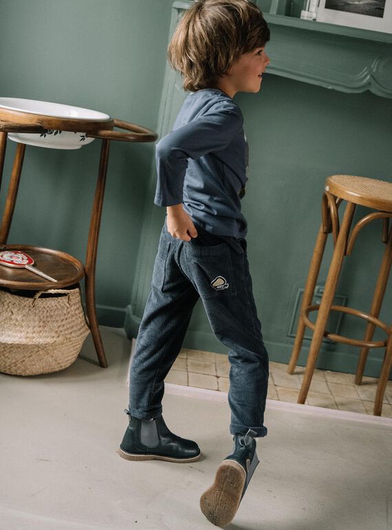 Pantalon gris foncé DEVORAGE / 22H3PGR1PANJ900