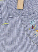 Short bleu  RASALVA / 19E1BGM1SHO201
