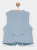 Gilet sans manches bleu NYESAMAGE / 18E3PG11GSM205