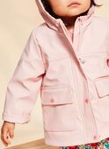 Imperméable rose ciré à capuche 3 en 1 FIMARION / 23E1BF51IMP318
