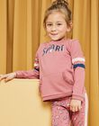 Sweat vieux rose Sport DRASWETTE / 22H2PFL1SWED312