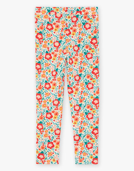 Legging écru à fleurs FELEGETTE / 23E2PFB1LG001