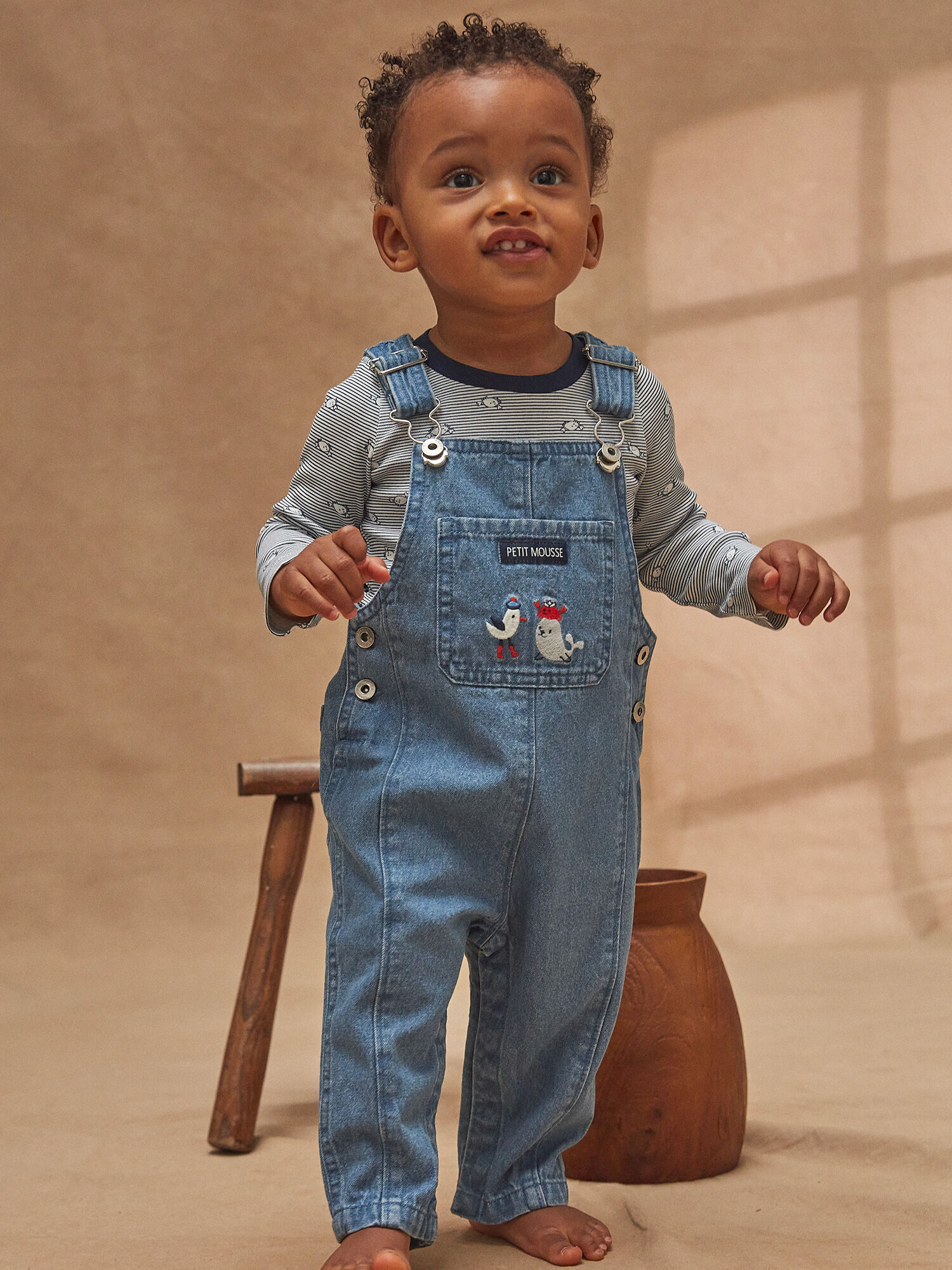 Salopette jeans neonato sales