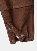 Salopette Marron LAULYSSE / 24H1BGS1SAL815