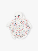 Sac à dos écru tortue fleuri FALILIANE / 23E4BFC1BES001
